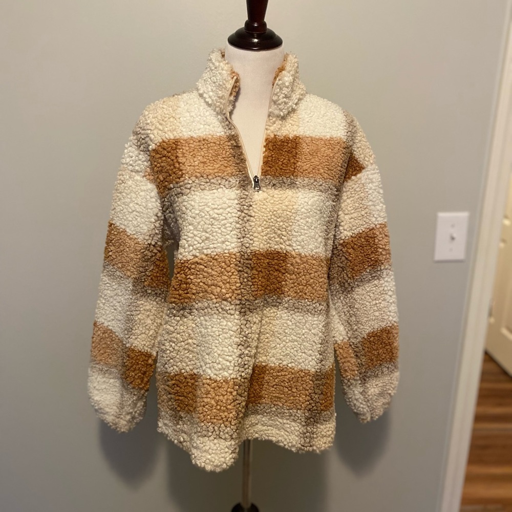 Fuzzy sweat shirt